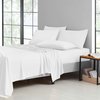 Bibb Home Bamboo Comfort 6-Piece Luxury Sheet Set - King - White 1300